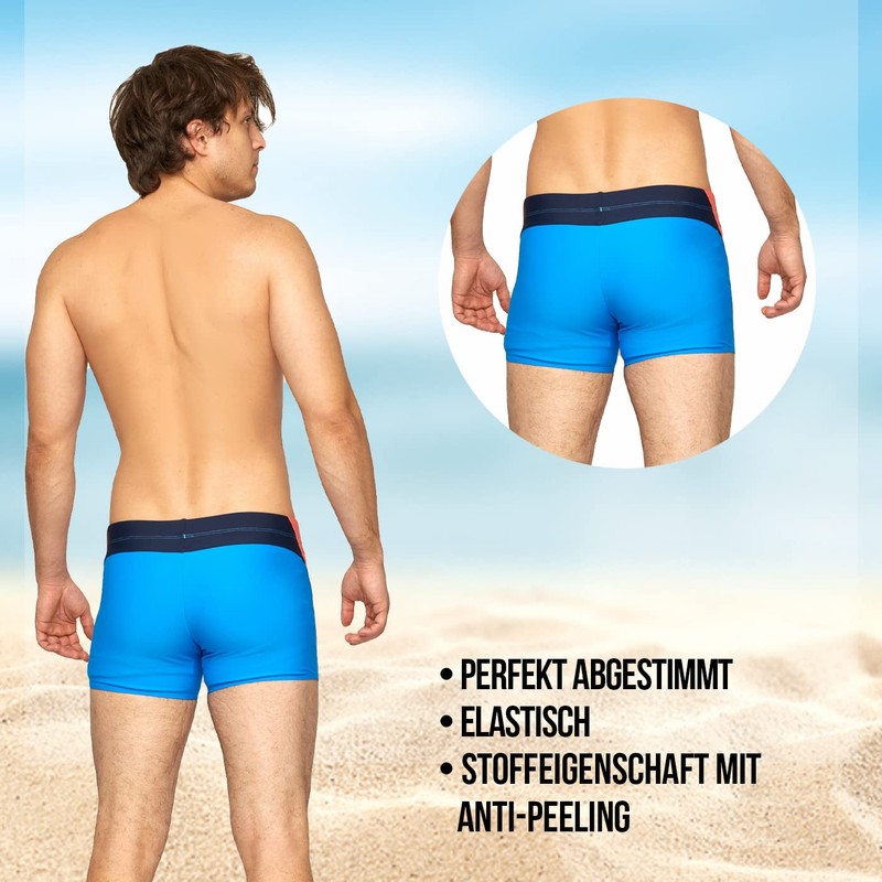 Zagano Adam Lipski, Men’s Swimming Trunks, Extremely Durable, Tight-Fitting Swimming