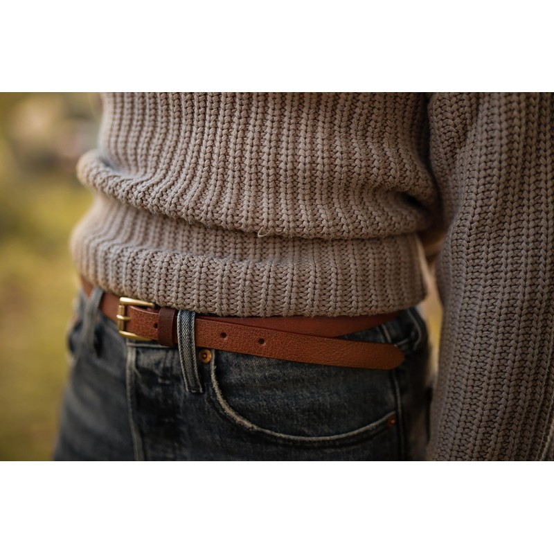 Gusti Genuine Leather Belt - Birgit Belt Leather Belt with