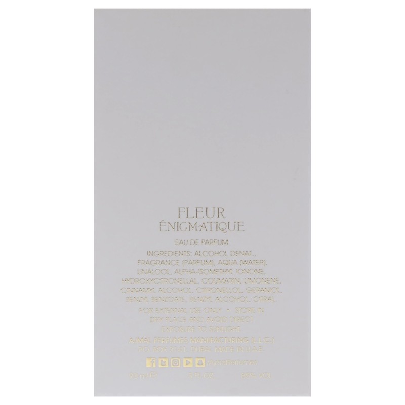 Ajmal Fleur Enigmatique for Unisex - 3 oz EDP Spray