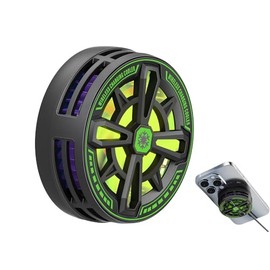 Cargador Inalámbrico de 15W con Carga Rápida y Enfriamiento Líquido, Almohadilla Magnética con Ventilador RGB y Radiador Silencioso,Compatible con iPh