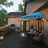 ABCCANOPY Patio Umbrella 11FT - Outdoor Half Umbrellas for Patio,