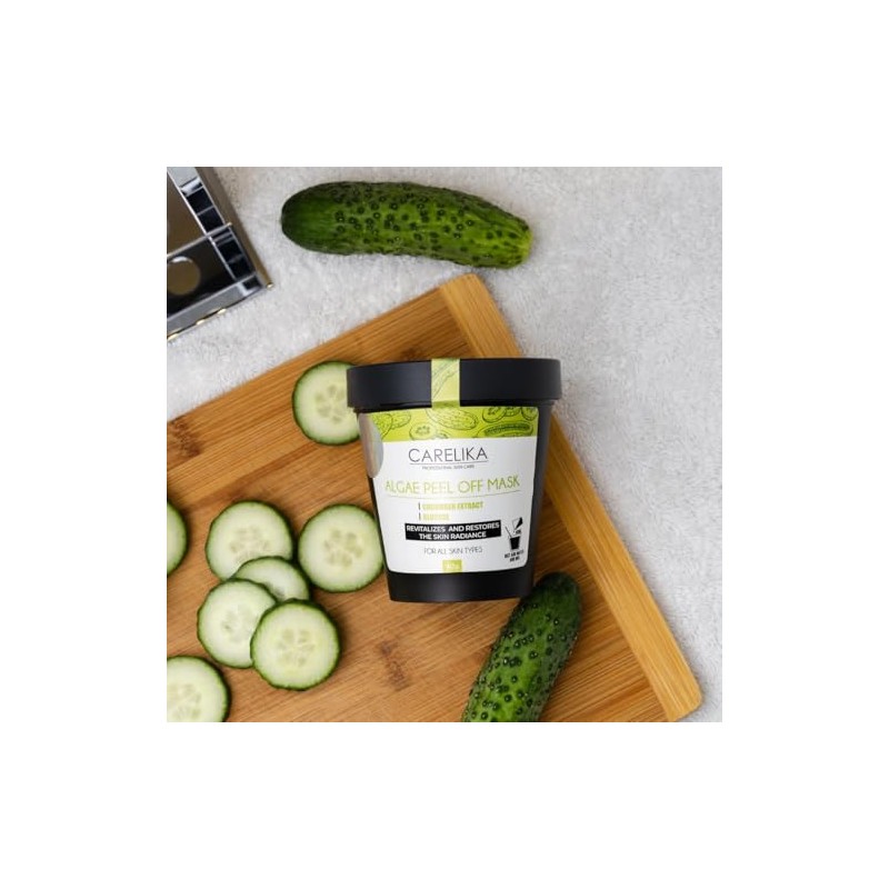 Mascarilla Facial Desprendible De Algas Con Extracto De Pepino Para