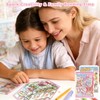 40 Sets 3D Room Scene Sticker Books, DIY House Sticker