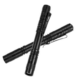 Cussity Pen Light Flashlight 2Pcs, LED Small Mini Pen Lights for Home, Emergency, Handheld Pocket Flashlights with Clip for Outdoor/Camping/Daily Lighting, IPX4 Waterproof Inspection Pen Flashlights