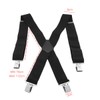 MidGard X-shape braces with 4 extra strong clips, 5 cm
