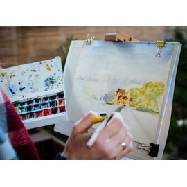 Clairefontaine Etival Watercolour Pad, 300gsm, Classic Grain A5