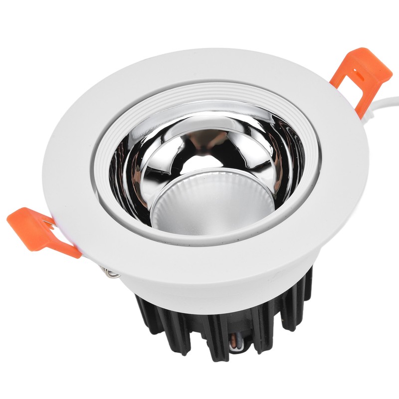 LED Downlight Aluminum Adjustable Angle Dustproof Ceiling Embedded Spotlight for