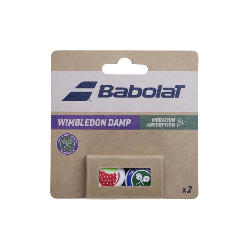 Babolat - Wimbledon Steam Racket Vibration Damper Set of 2