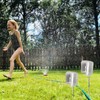2pc Adjustable Sprinkler Shield, Splash Guard for Lawns, Underground Sprinkler