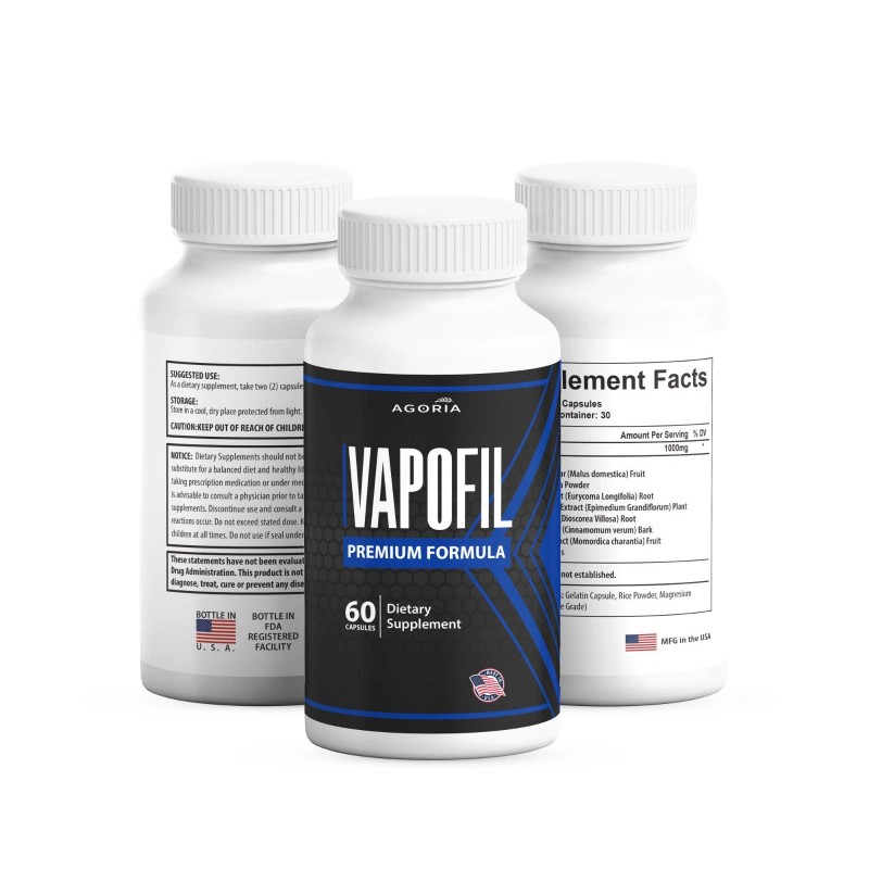 (6 Pack) Vapofil Advanced Male Pills Vapo Fil Formula Supplement