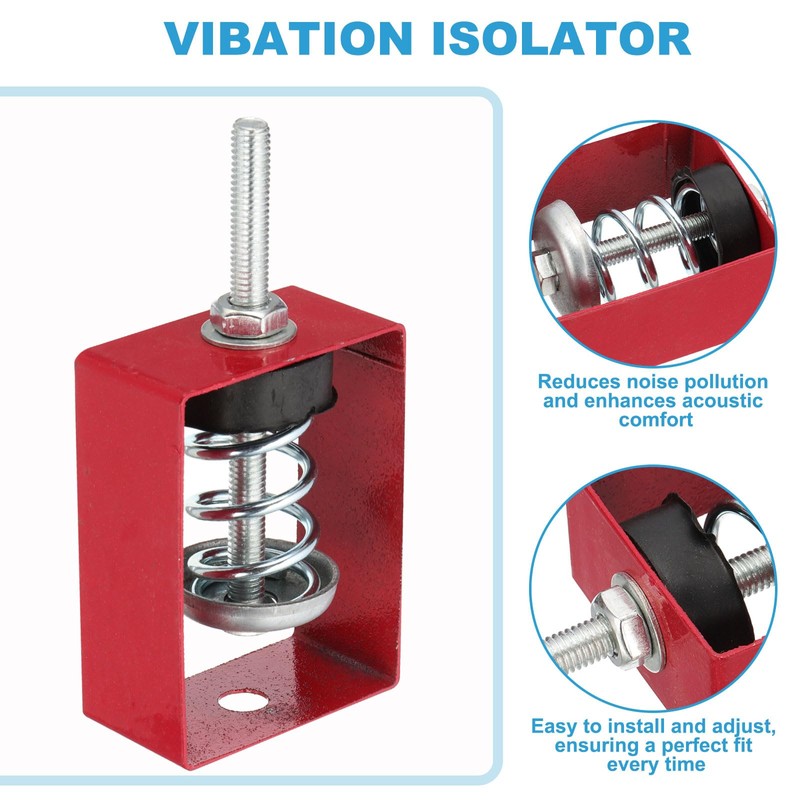 PATIKIL Ceiling Spring Vibration Isolator Hangers, 4 Pack 44lbs Mechanical