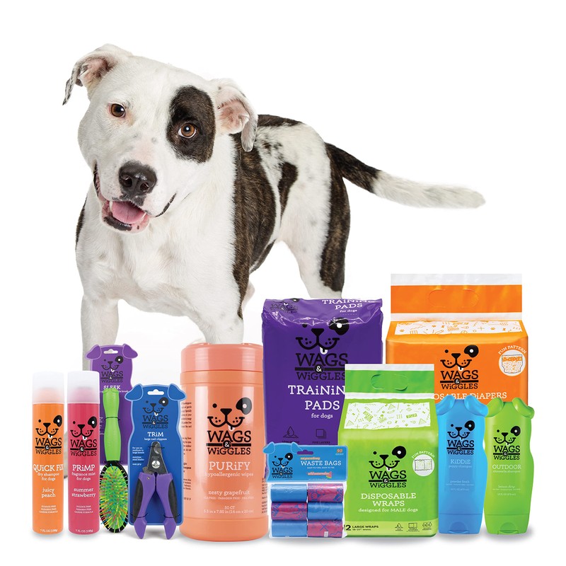 Wags & Wiggles Polish Multipurpose Wipes for Dogs | Clean