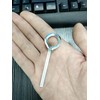 WOODGUILIN 5/32' Hex Dogging Key Set, Full Loop, Key-Ring Style,
