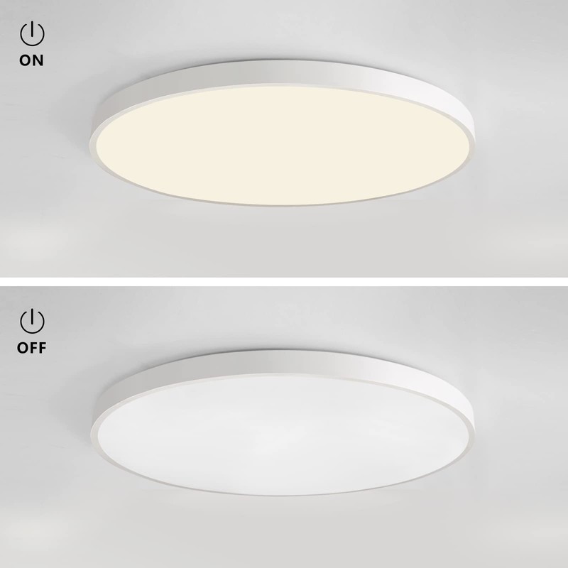JDONG LED Ceiling Light 24 W 2000 LM Flat Round