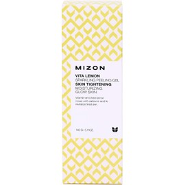MIZON Vita Lemon Sparkling Peeling Gel 145 g – Exfoliante Facial en Gel y Limpiador Facial – Peeling Facial Suave con Limón – Skin care Coreano para Piel Grasa y Mixta