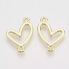 Unbranded 200pcs Alloy Links Connectors Pendants Heart Shaped Gold for