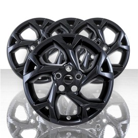 Set of 4 17" 5 Y Spoke Snap-On Wheel Skins for Chevy Trax LT 2024-2025 - Gloss Black