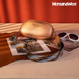 Montana West Small Crossbody Bags for Women Snapshot Camera Pouch Mini Crossbody Purse, Gold