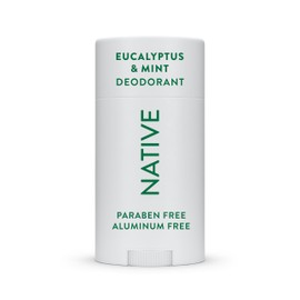 Native Deodorant | Natural Deodorant for Men, Aluminum Free with Baking Soda, Coconut Oil and Shea Butter | Eucalyptus & Mint
