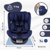 Mobiclinic®, Car seat, 360º Swivel, i-Size Regulation, Top Tether, Group