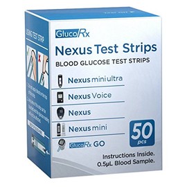 GlucoRx Nexus Test Strips (50)
