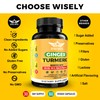 DAUSON Ginger Turmeric Supplements – Boosted with Piperine, Vitamin D3,