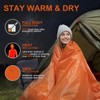 Guijinga 3-Pack Emergency Blanket, Extra-Thick Extra-Large Survival Blanket, Thermal Reflective
