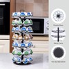 ZCDCP K cup Holder Carousel 5 Tier Coffee pod holder