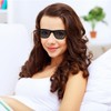 MisFun Pack of 2 Black Grid Glasses, Pinhole Glasses, Pinhole