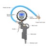 Digital Tire Inflator Pressure Gauge Backlight 0‑230PSI Zinc Alloy Meter