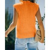 Elitechoice Women's Sleeveless Sweater Vest Summer Mock Neck Casual Pullover