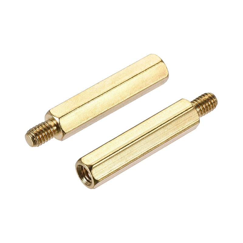 sourcing map 10 Sets M4 Hex Spacer Pillar Screw Nut