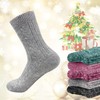 Women Winter Socks-5 Pairs Womens Thick Knitted Wool Warm Socks