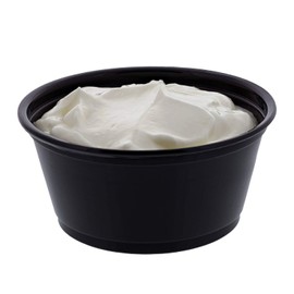 AmerCare Poly Black Portion Cup, 3.25 Oz, Case of 2500