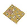 Penguin Home Apron,Chef Quality, Thokka Print,Colour - Mustard,Grey & Black,Plain