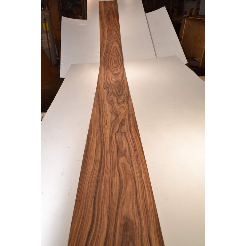 Santos Rosewood Raw Wood Veneer Sheets 8.5 x 118 inches