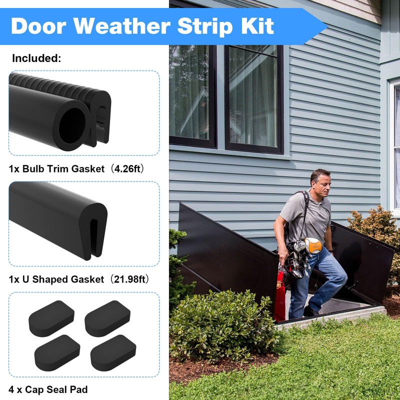 Replacement for Bilco Basement Door WeatherStrip Seal, Bilco Door Seal