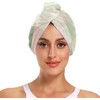 Toallas de microfibra para el cabello con botones para todos