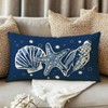 Fahrendom Coastal Lumbar Decorative Rectangle Pillow Cover 12 x 20