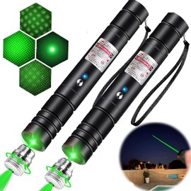 IVVTRYI 2 Pack Green Laser Pointer for TV, LED, and LCD Screen Presentations and Outdoor Office Construction