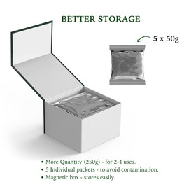 Burgundy Henna Real Earth Stories 250 g (5 x 50 g) - Vegetable Natural Hair Colour with Henna, Manjistha & Katha - Eco Certified