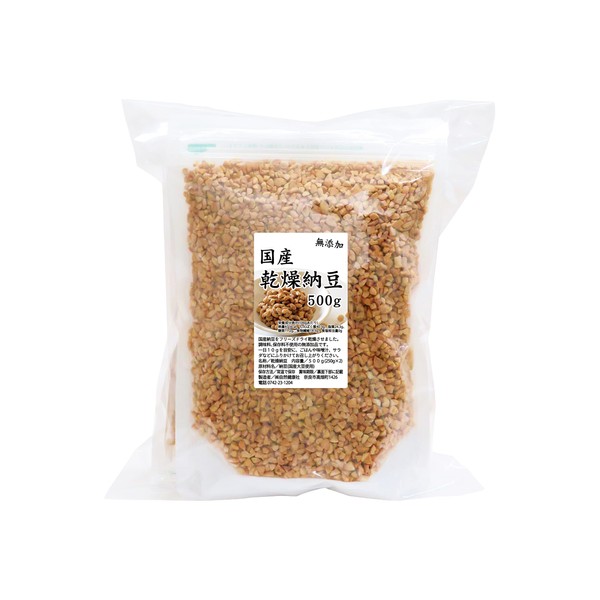 Natural Health Company Dried Natto, 17.6 oz (500 g), Dry Natto, No Additives, Made in Japan