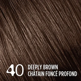 L'Oreal Paris Feria Multi-Faceted Shimmering Permanent Hair Color, 40 Deeply Brown Natural, Hair Dye with Conditioning Oils, Pack of 1