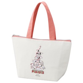 OSK Snoopy TB-14 Lunch Bag, Pink, Peanatus 75th Anniversary Peanuts