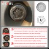 JEUCLEL Type U Wheel Locking Nut Key Compatible with Land