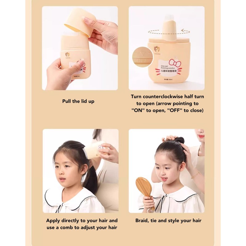 Hair Styling Wax Stick Strong Hold Prevent Frizz Broken Hair