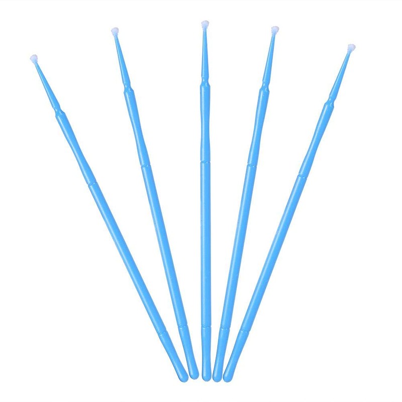 Salmue 4 Colores 100PCS / Bolsa Pinceles aplicadores Micro Desechables,