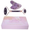 Portable Face Roller Massager Facial Beauty Roller Heart Shaped Gua