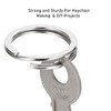 ebuyerfix 100 Pcs with 25mm to 28mm Round Key Rings