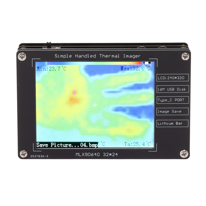 Infrared Thermal Imager Portable DIY LCD Digital High Accuracy Infrared